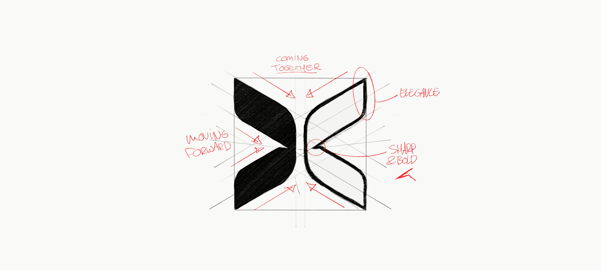 TOGETHXR sketch drawing